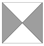 QST triangle or Hourglass block